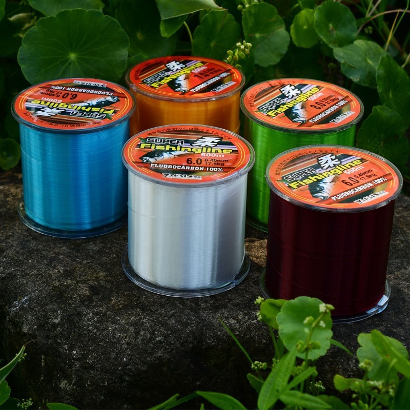 Copolymer Line - สายเอ็นตกปลาไนลอนใส แข็งแรงพิเศษ 500 ม. ขนาด 0.14