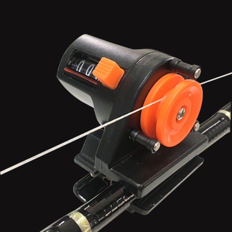 Fishing Line Dispenser - สายตกปลาเคาน์เตอร์ 0-999M สายตกปลาความลึกเคาน์เตอร์ Finder เครื่องมือ Tackle