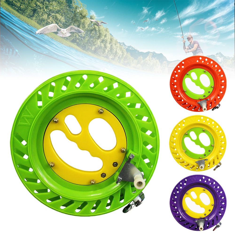 Fishing Line Spooler - 1ชิ้นรอกหมุนมือรอกตกปลาเอ็นตกปลารอบสปูลเลอร์สายเบ็ดตกปลาพร้อมเพสก้าป้องกันการย้อนกลับ