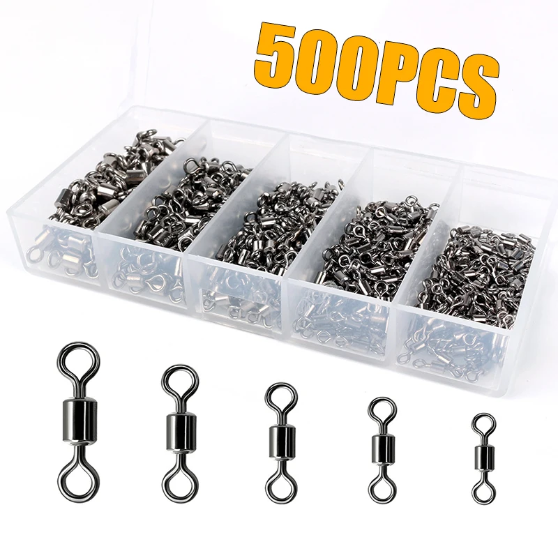 Saltwater Line - ตกปลาหมุนชุดแบริ่งบอล Rolling หมุนตกปลาน้ําเค็มน้ําจืดสายตกปลาสําหรับปลาคาร์พ 200-500 PCS