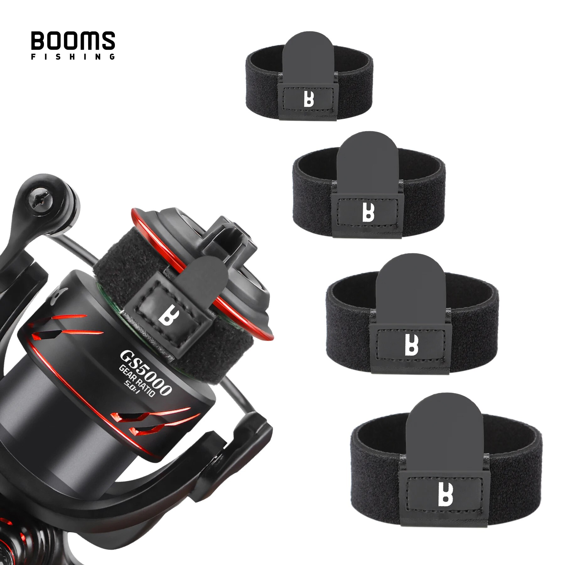 Fishing Line Dispenser - Booms SB1ตกปลา4ชิ้นรอกสปินนิ่งปกป้องฝาครอบสายโพลีเอสเตอร์ถ้วยถ้วยอุปกรณ์เสริมรอกตกปลา