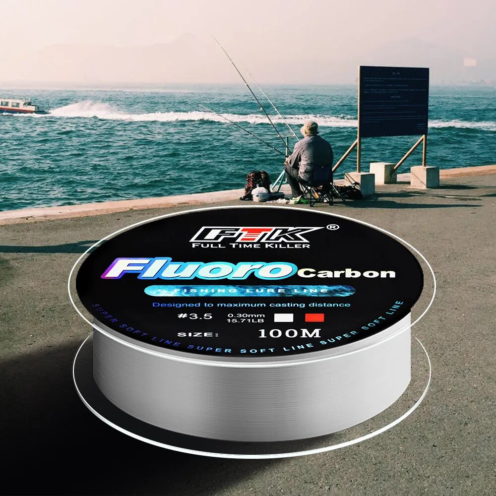 สายตกปลาเหยื่อฟลูออโรคาร์บอน 1 - Copolymer Line บทวิจารณ์และราคา