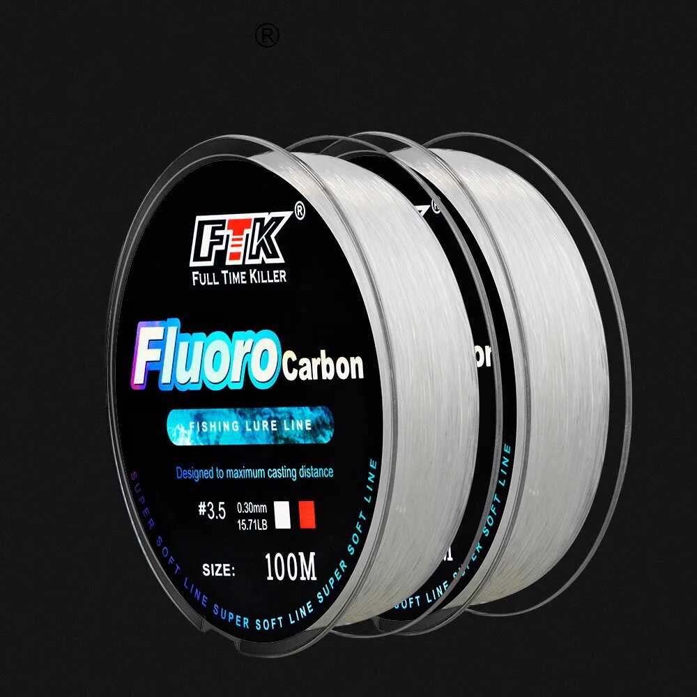 สายตกปลาเหยื่อฟลูออโรคาร์บอน 1 - Copolymer Line บทวิจารณ์และราคา