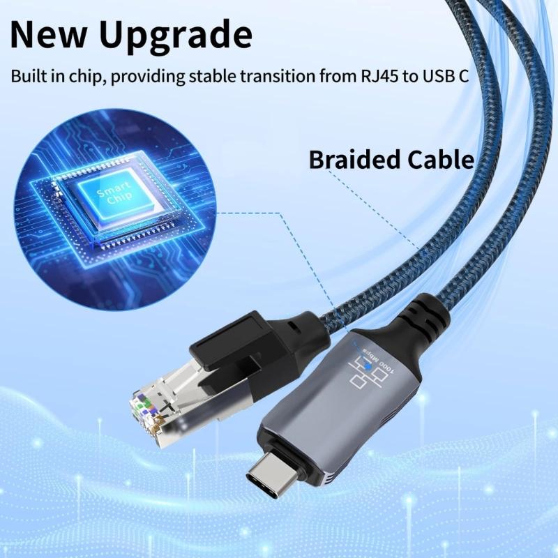 ความเร็วที่รวดเร็ว USB C ถึงสา - Braided Line บทวิจารณ์และราคา