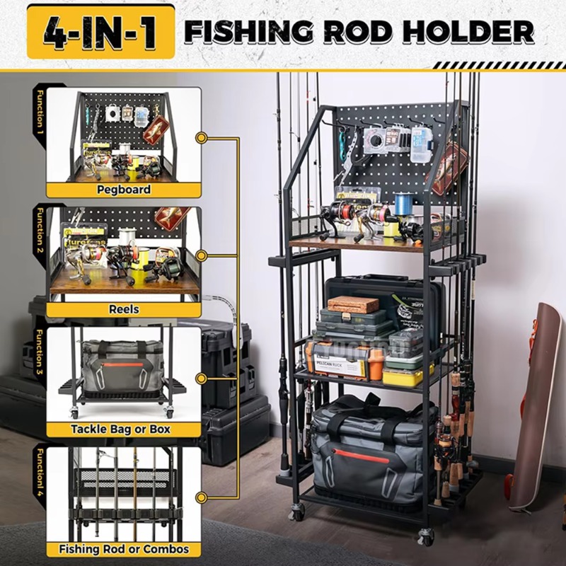 ชั้นวางอุปกรณ์ตกปลา, ที่วางคัน - Fishing Line Spooler บทวิจารณ์และราคา