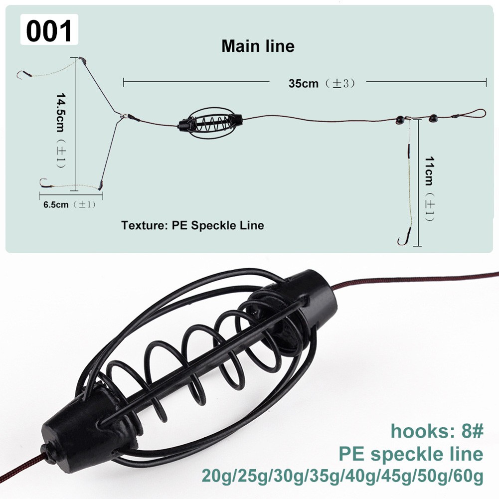 1PCS ปลาคาร์พตกปลา Feeder ปลาค - Monofilament Line บทวิจารณ์และราคา